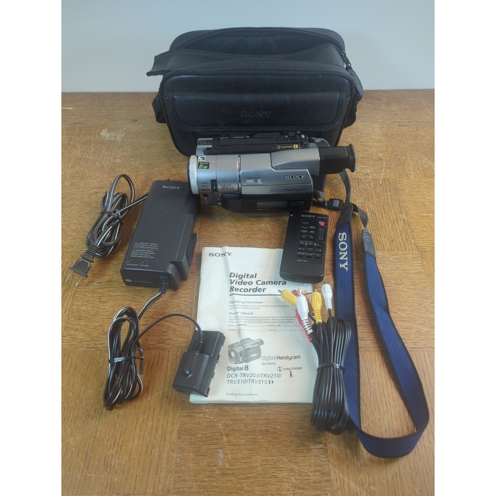 Sony DCR-TRV310 Digital8 Hi8 Video8 Camcorder VCR Player Transfer - TESTED